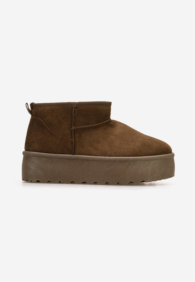 Cizme tip ugg Savieda maro