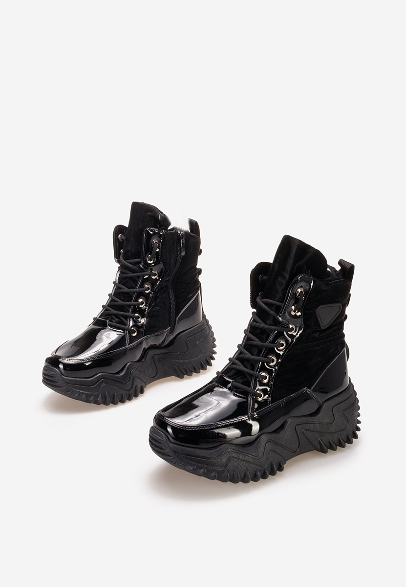 Sneakers cu platformă Nalonia negre