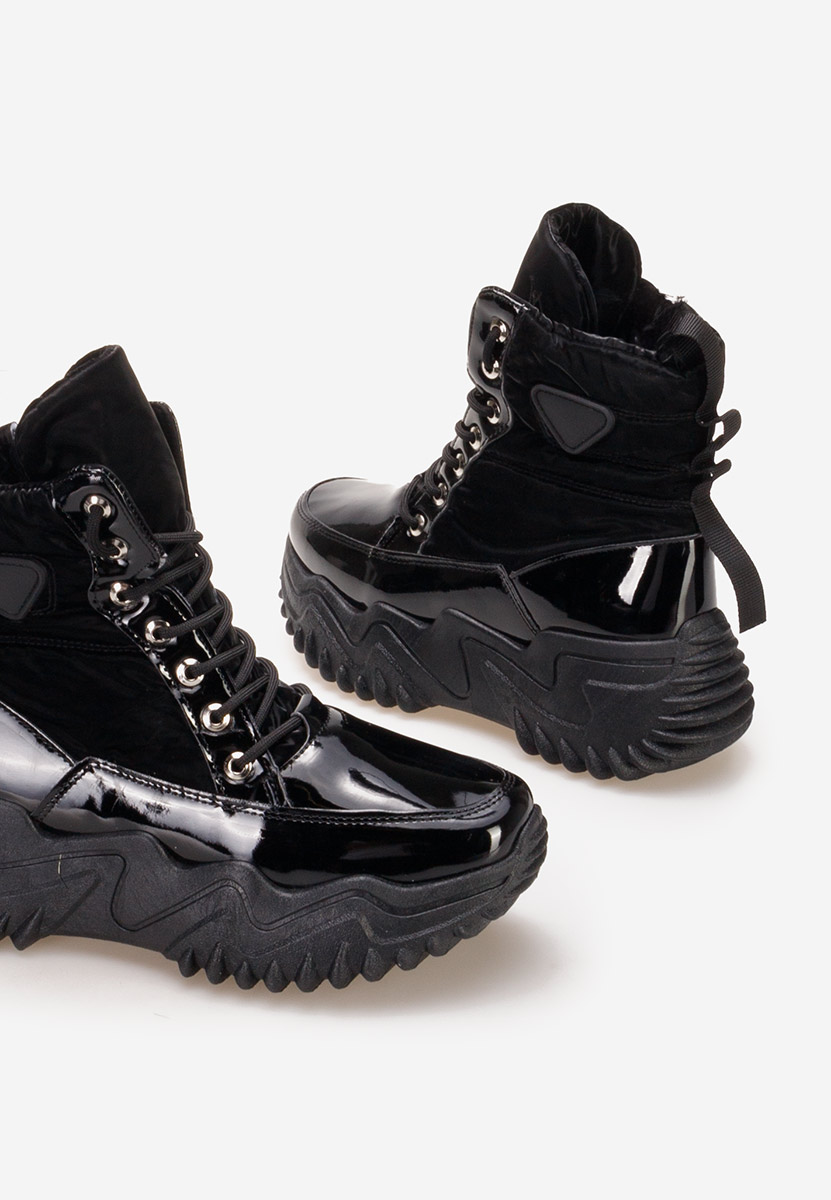 Sneakers cu platformă Nalonia negre