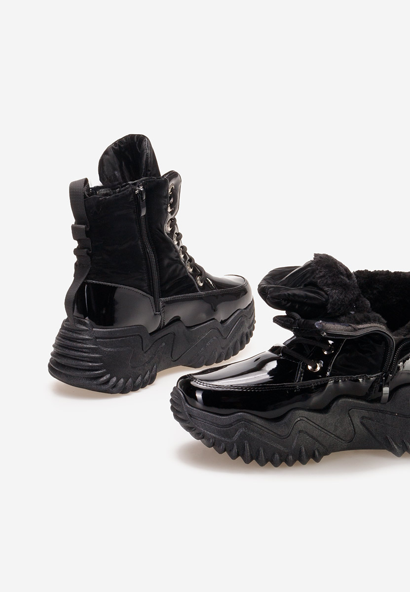 Sneakers cu platformă Nalonia negre
