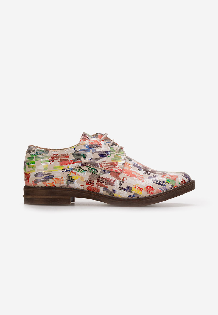 Pantofi derby piele Otivera V9 multicolori