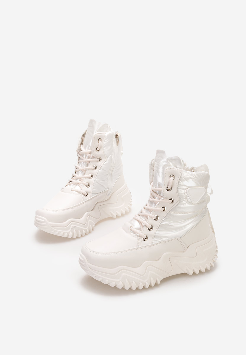 Sneakers dama de iarna Nalonia bej