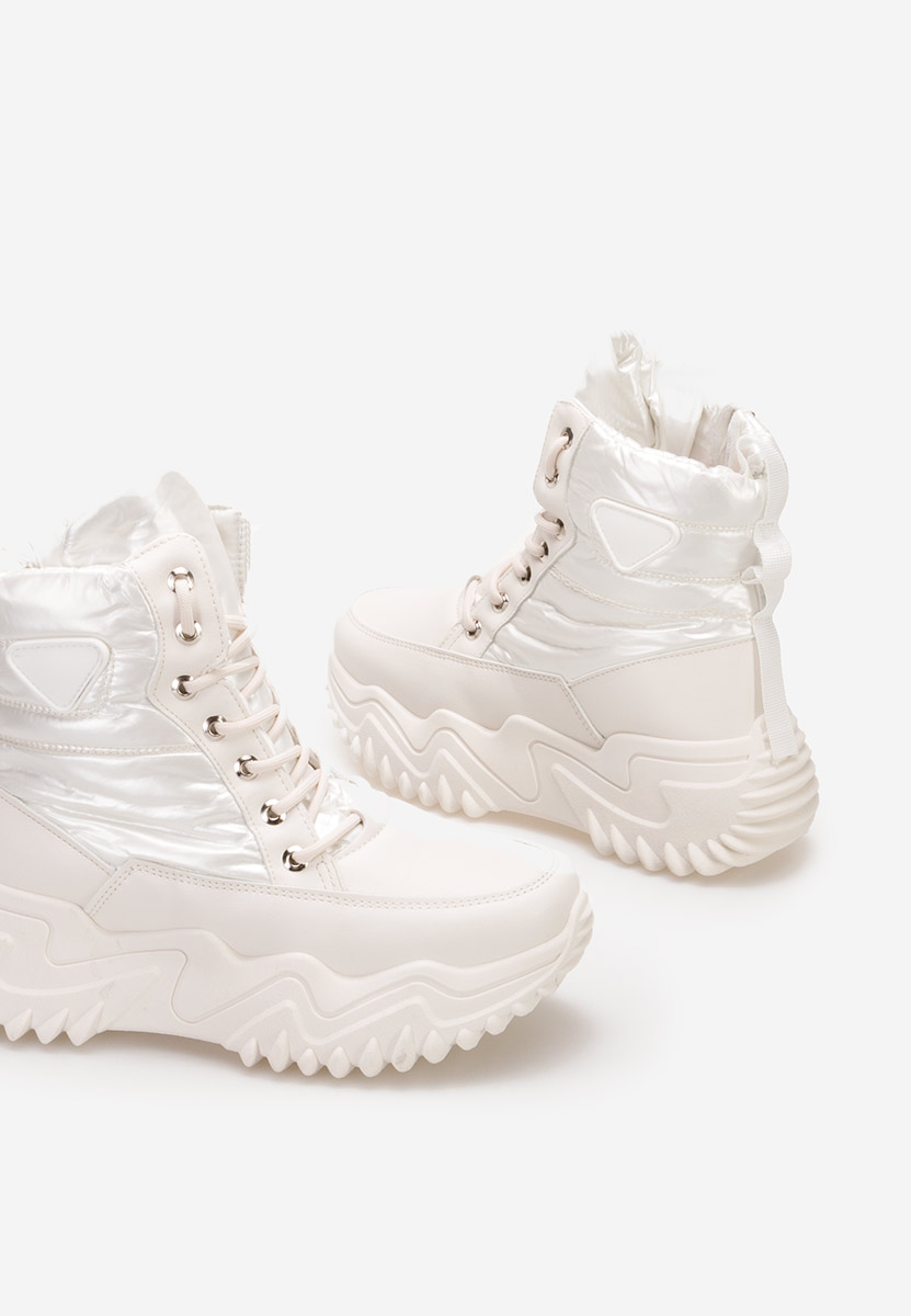Sneakers dama de iarna Nalonia bej