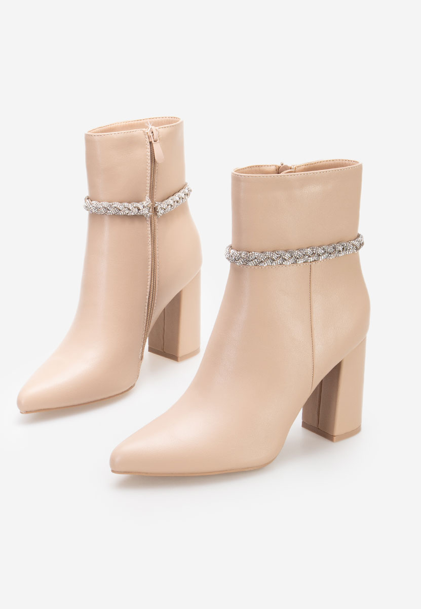 Botine elegante Katharina kaki