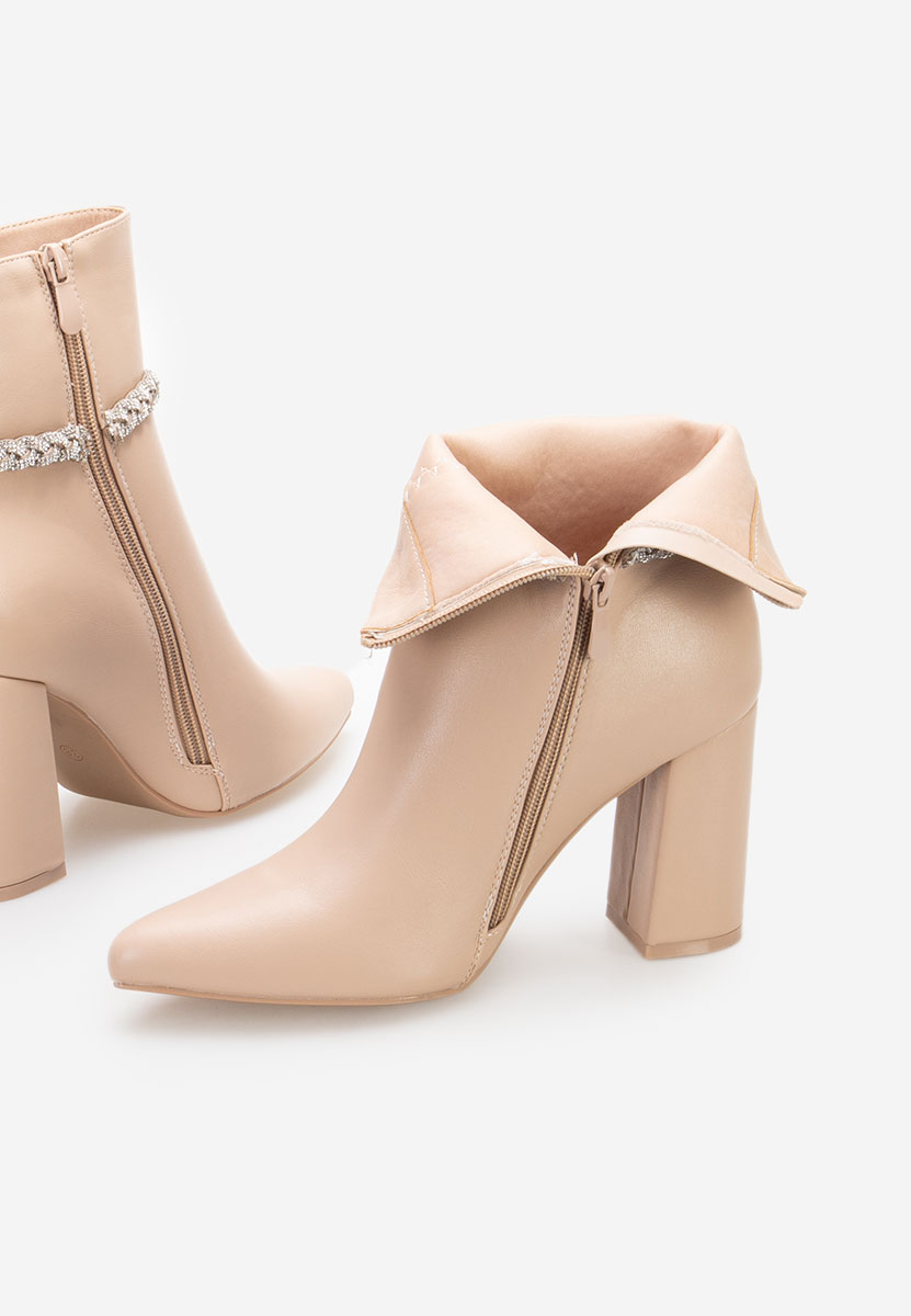 Botine elegante Katharina kaki