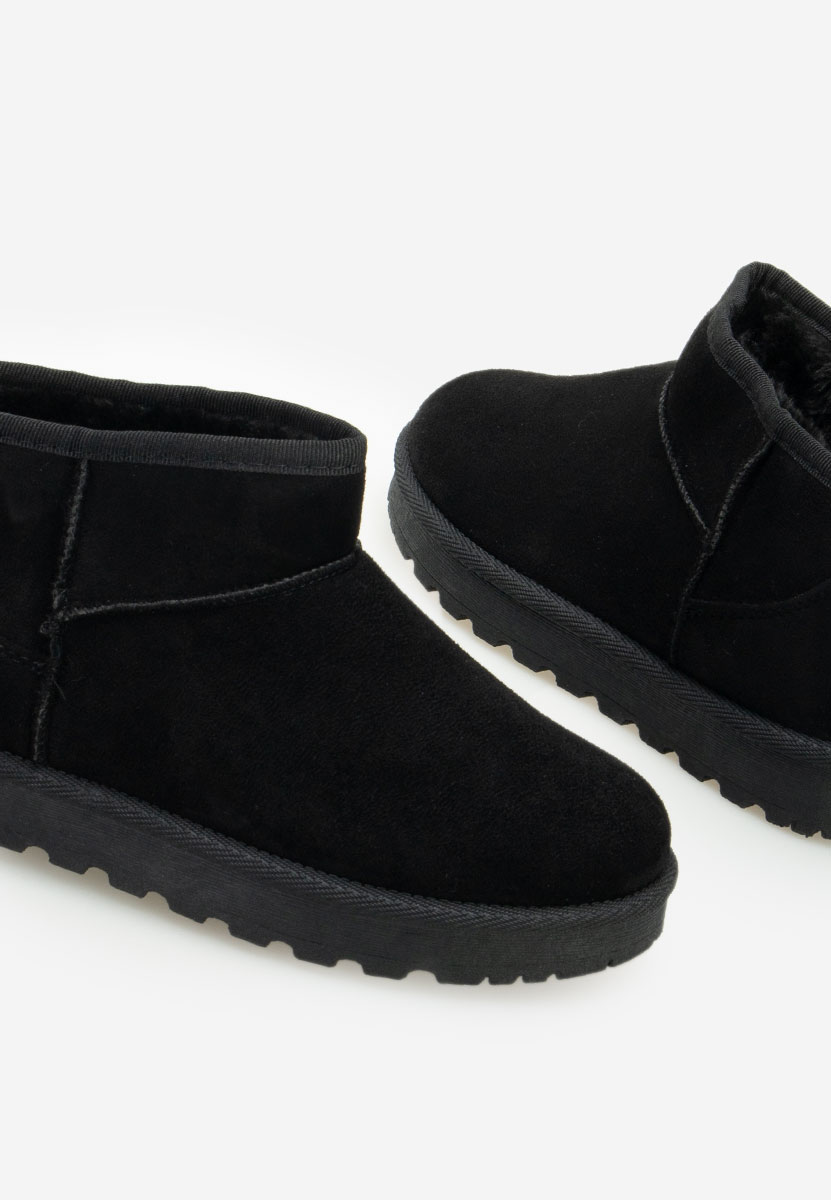 Cizme tip ugg Amaryllis negre