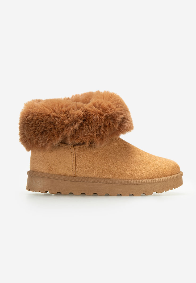 Cizme tip ugg Ember camel