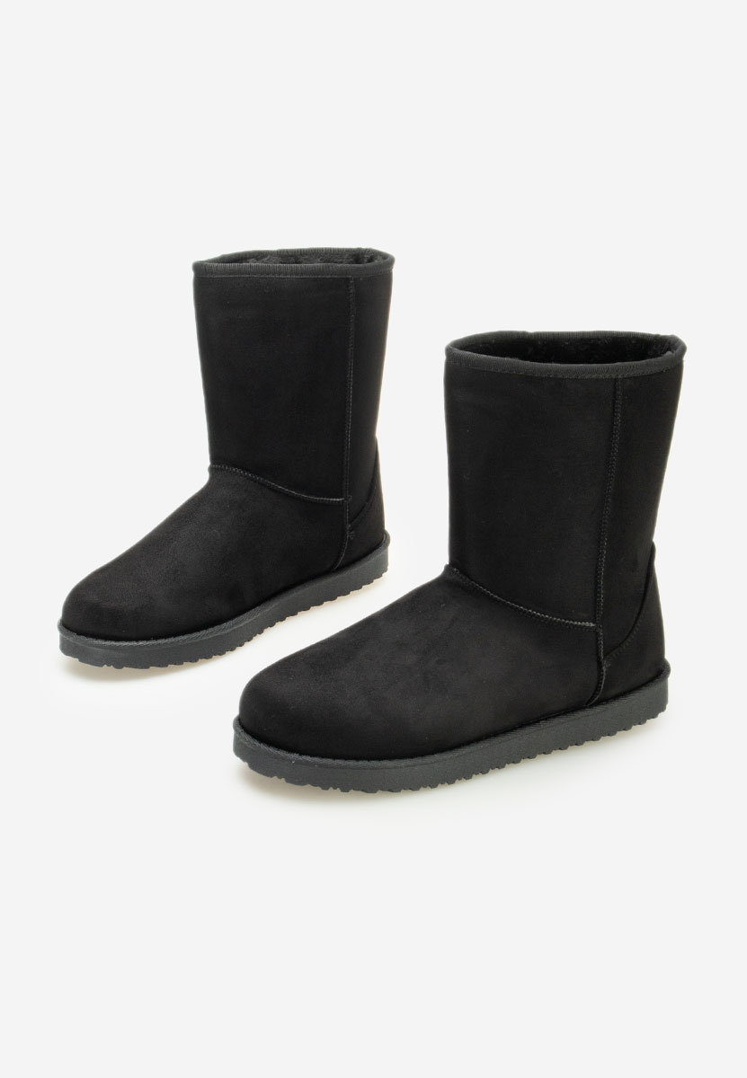 Cizme tip ugg Ozira negre