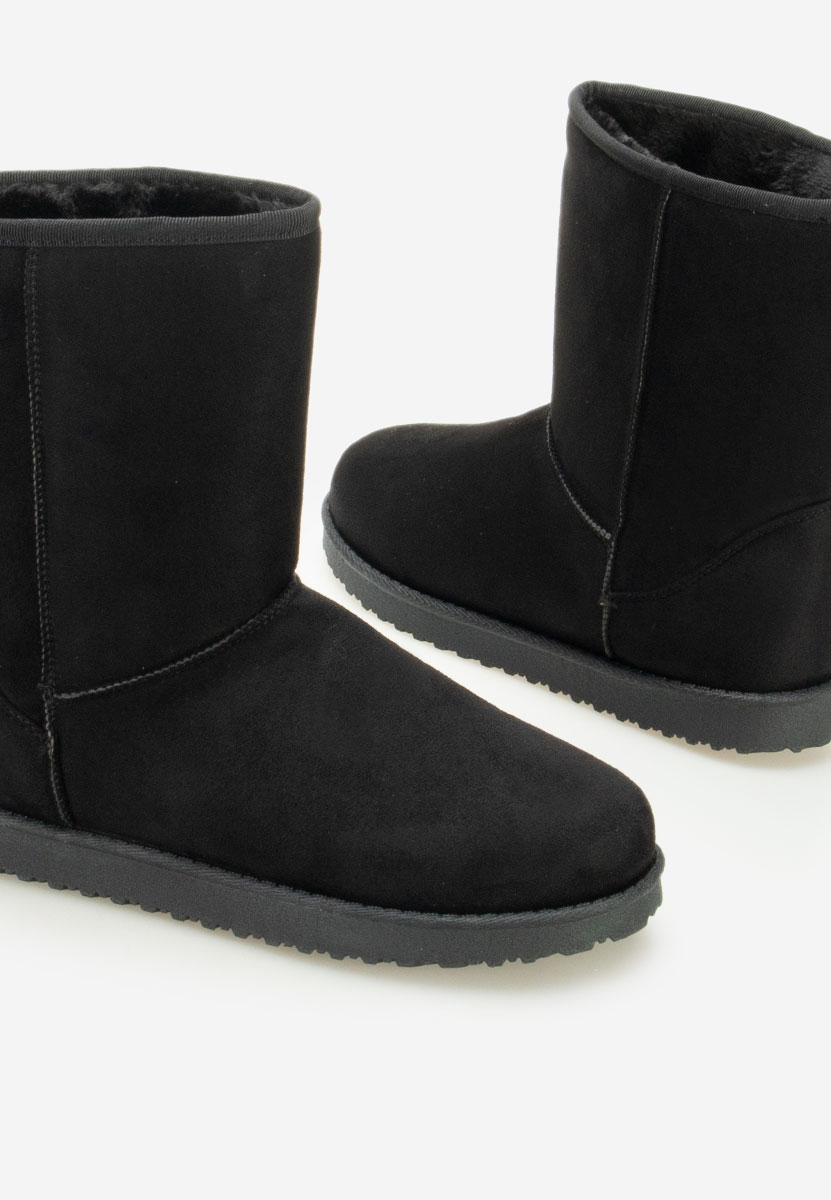 Cizme tip ugg Ozira negre