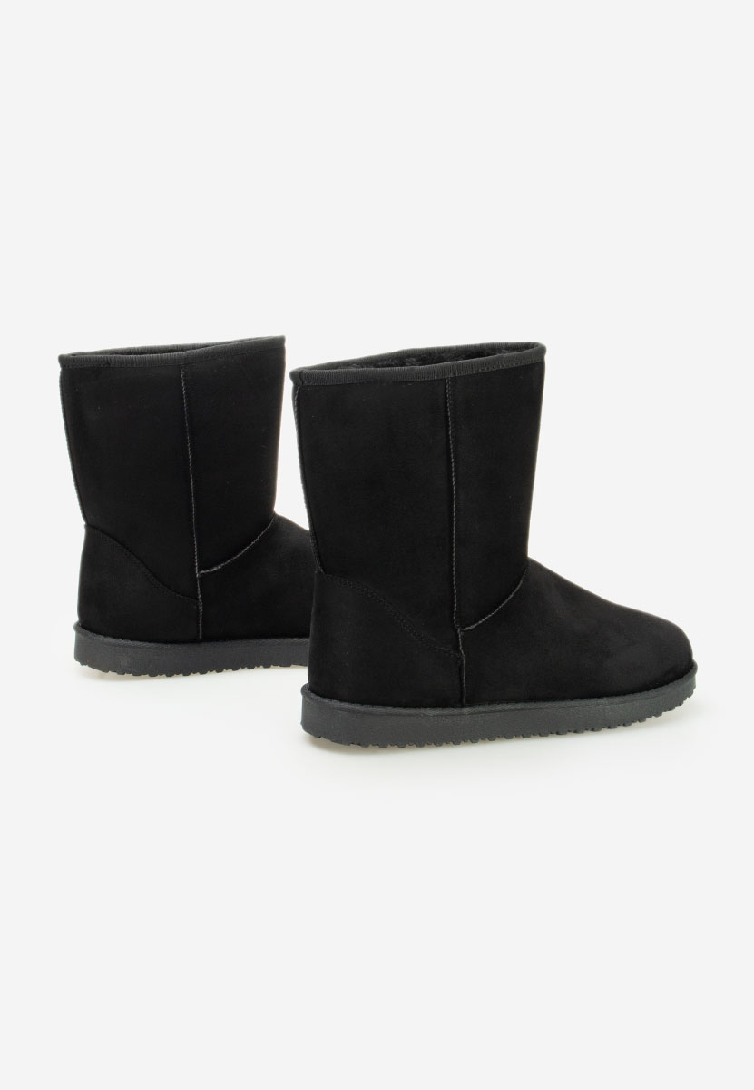 Cizme tip ugg Ozira negre