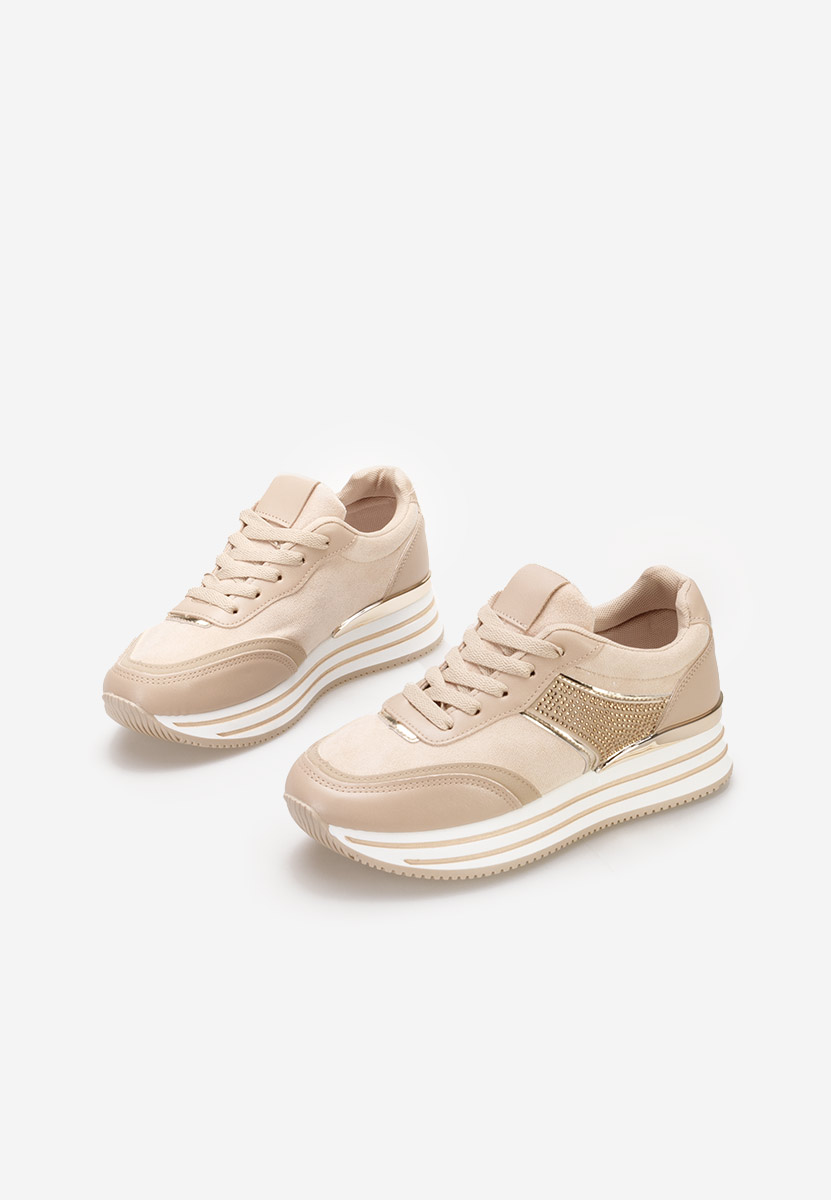 Sneakers cu platformă Marlia kaki
