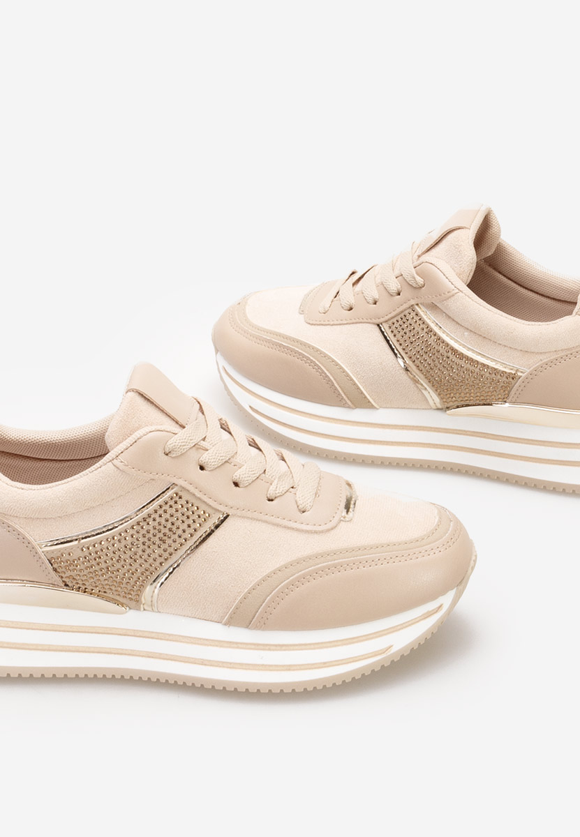 Sneakers cu platformă Marlia kaki