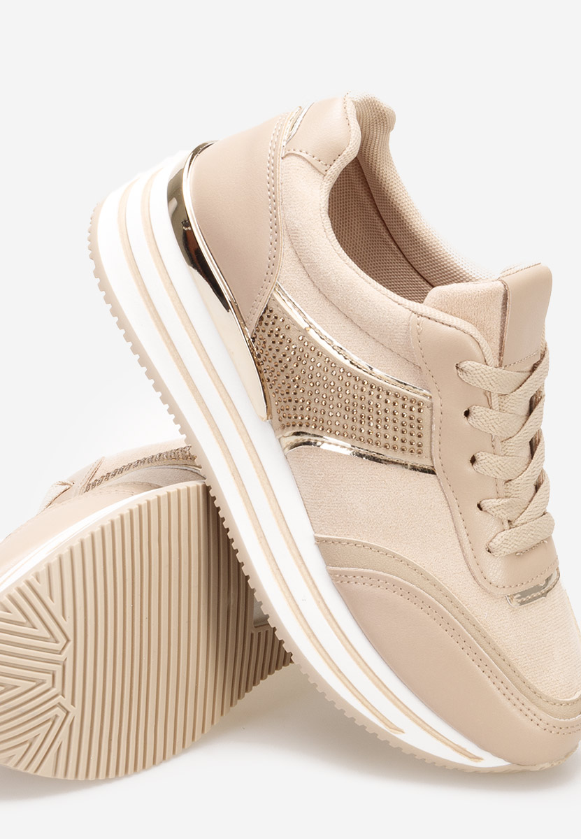 Sneakers cu platformă Marlia kaki