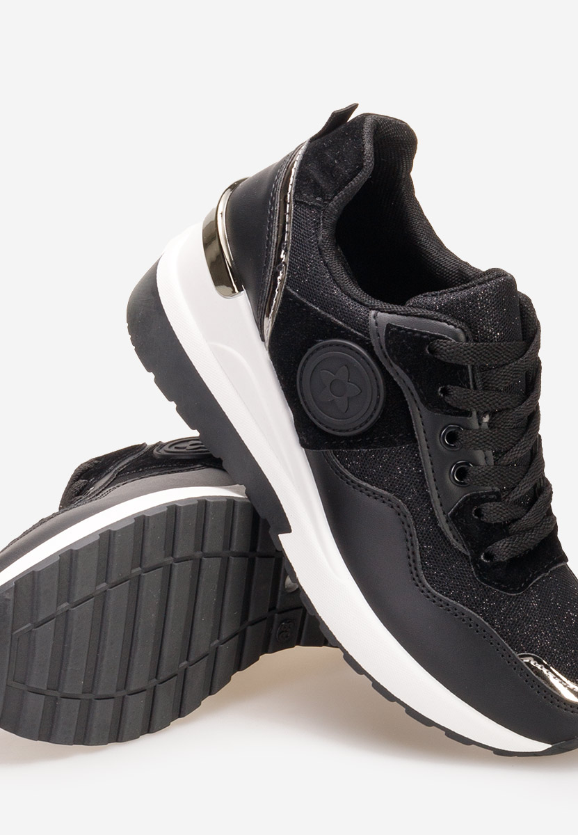 Sneakers cu platforma Virona negri