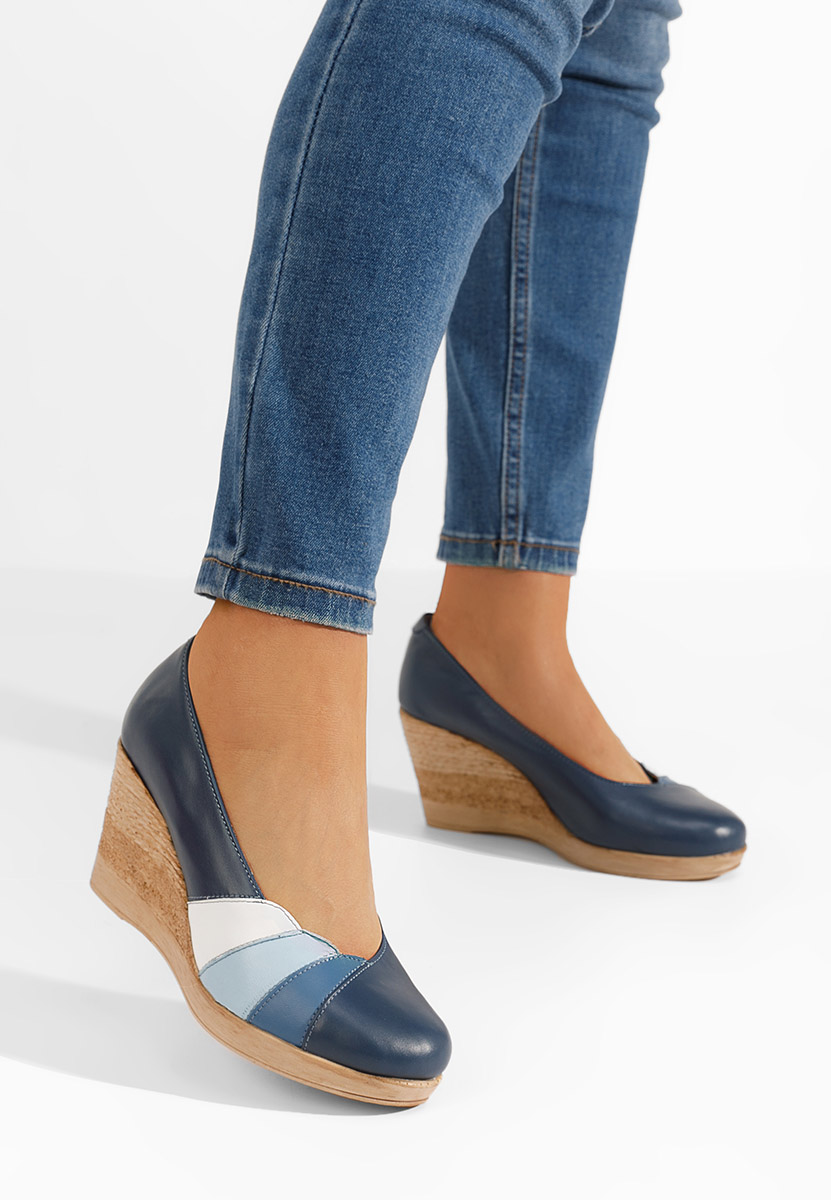 Pantofi cu platforma Iryela navy