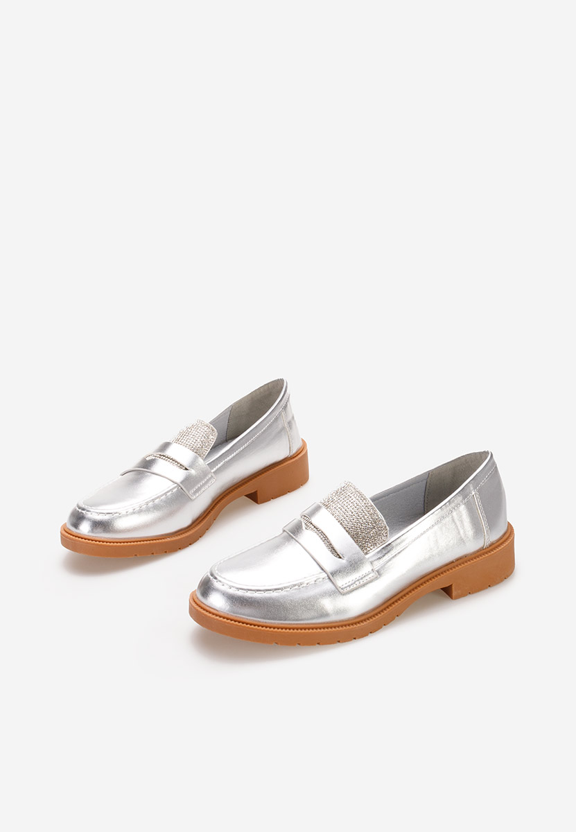 Loafers dama Venmara argintii