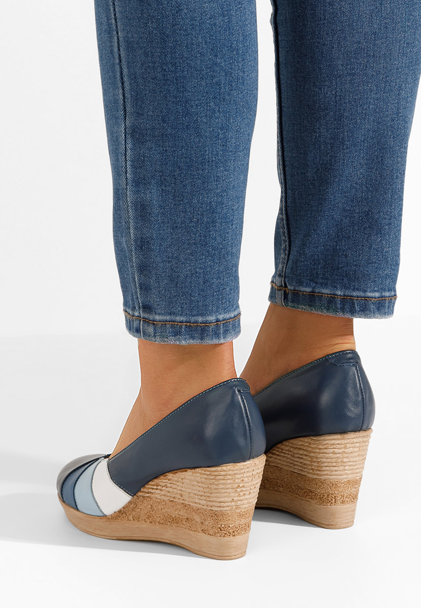 Pantofi cu platforma Iryela navy