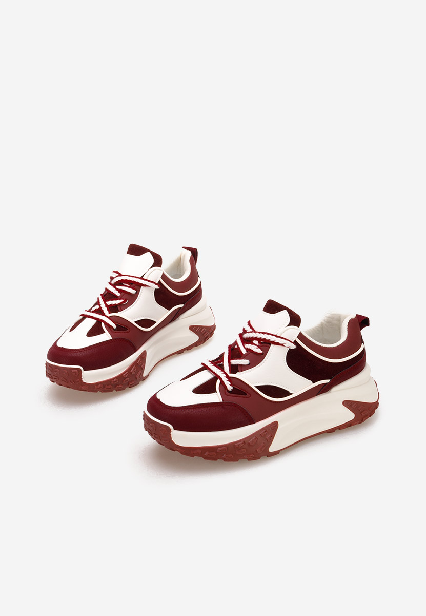 Sneakers cu platformă Allannia grena