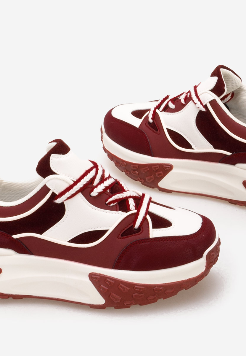 Sneakers cu platformă Allannia grena