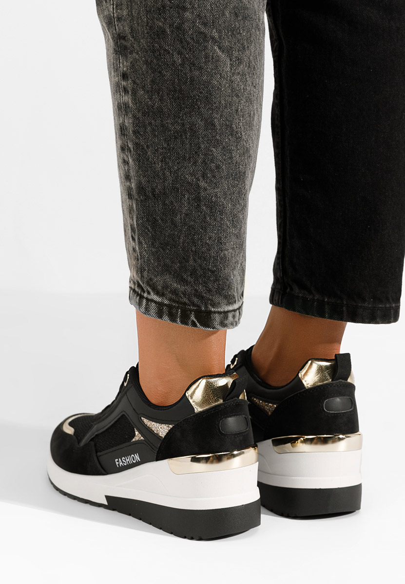 Sneakers cu platforma Setora negri
