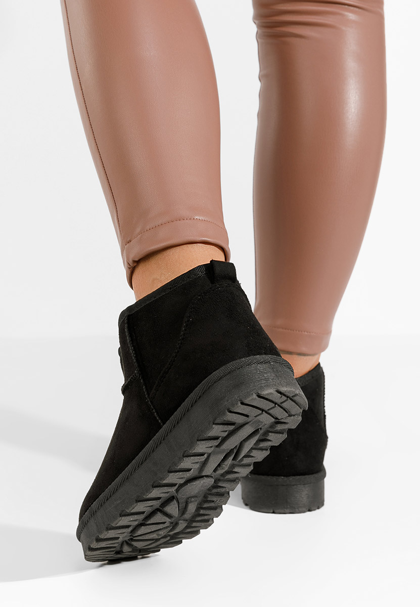 Cizme tip ugg Amaryllis negre