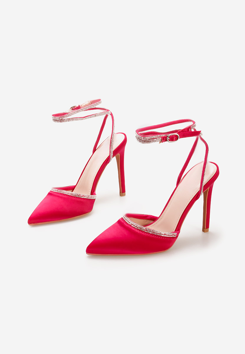 Pantofi stiletto Azaleea fucsia