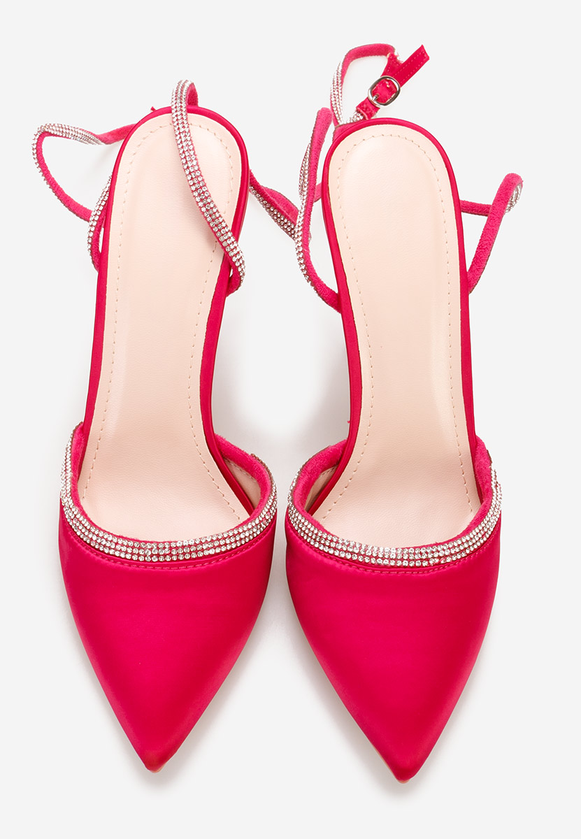 Pantofi stiletto Azaleea fucsia