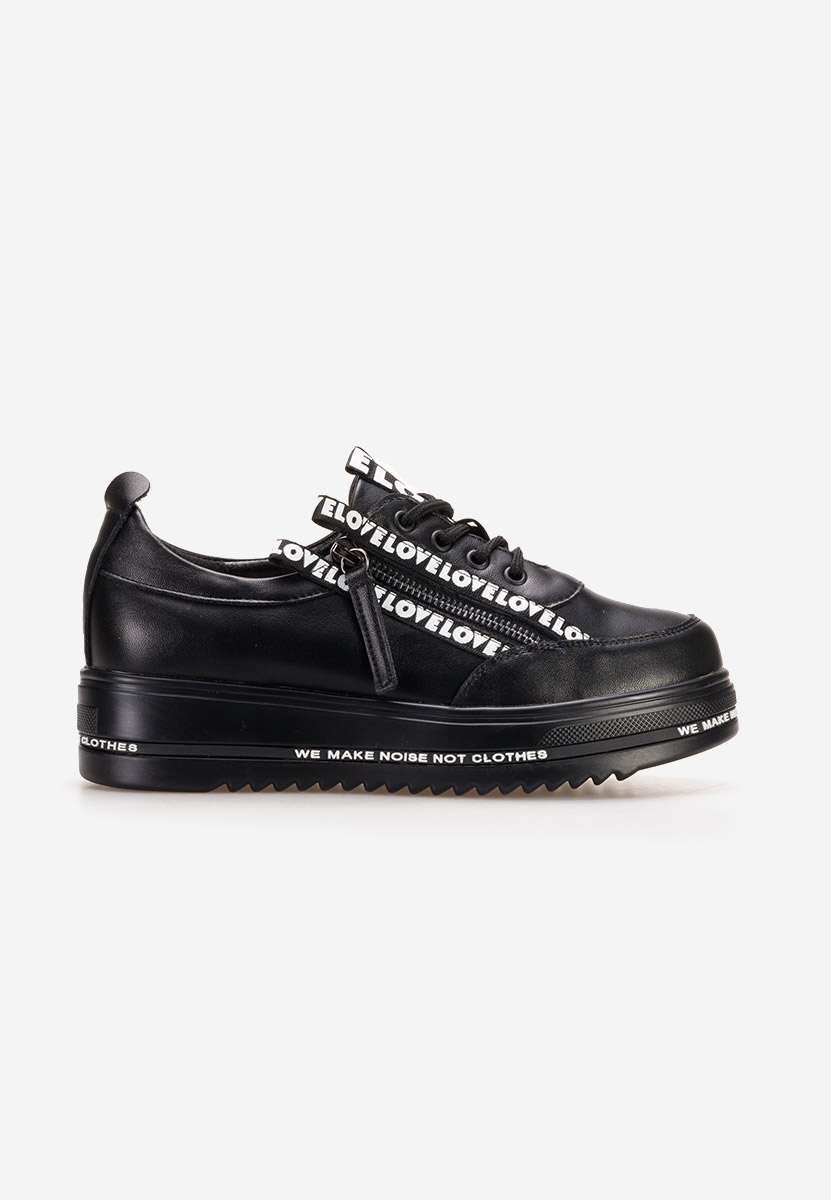 Sneakers cu platformă Elova negri