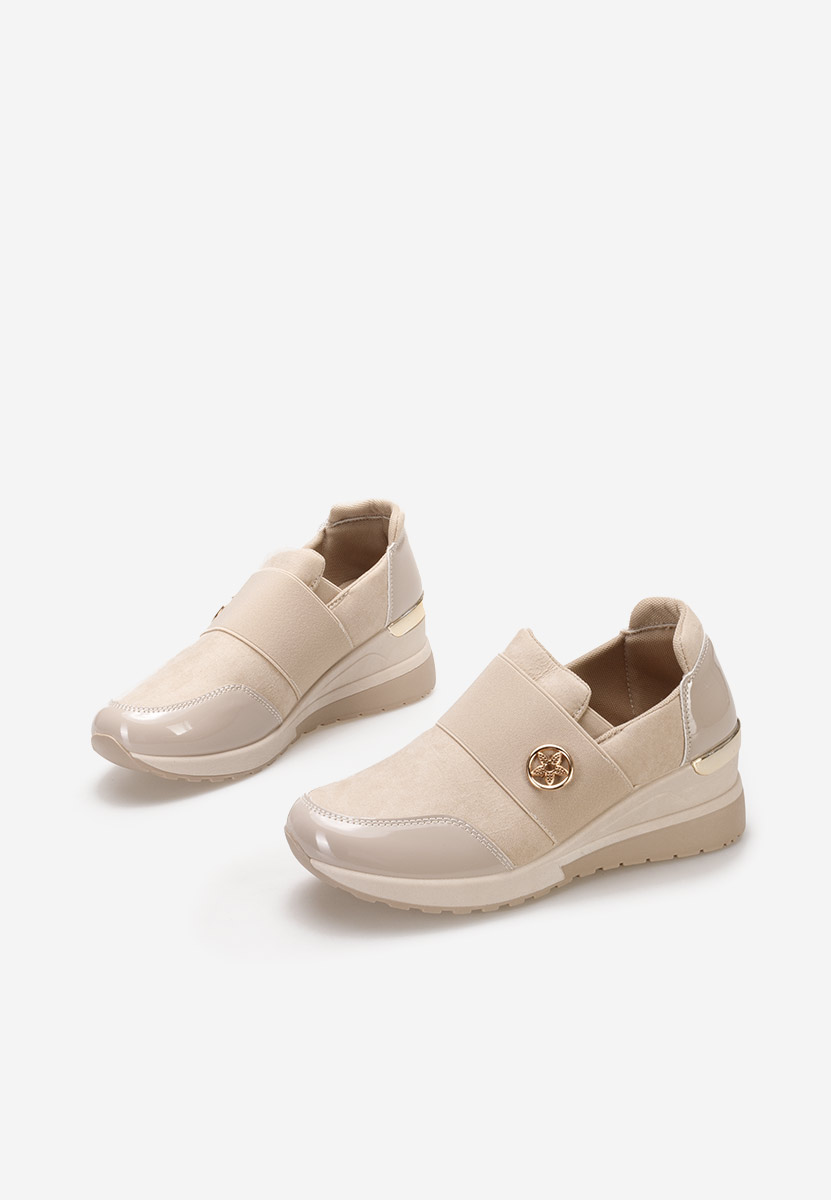 Sneakers cu platforma Vieva camel