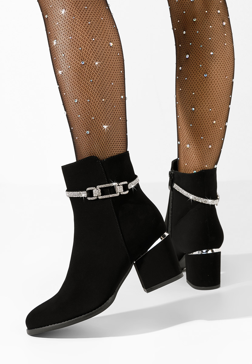 Botine elegante Charisa negre