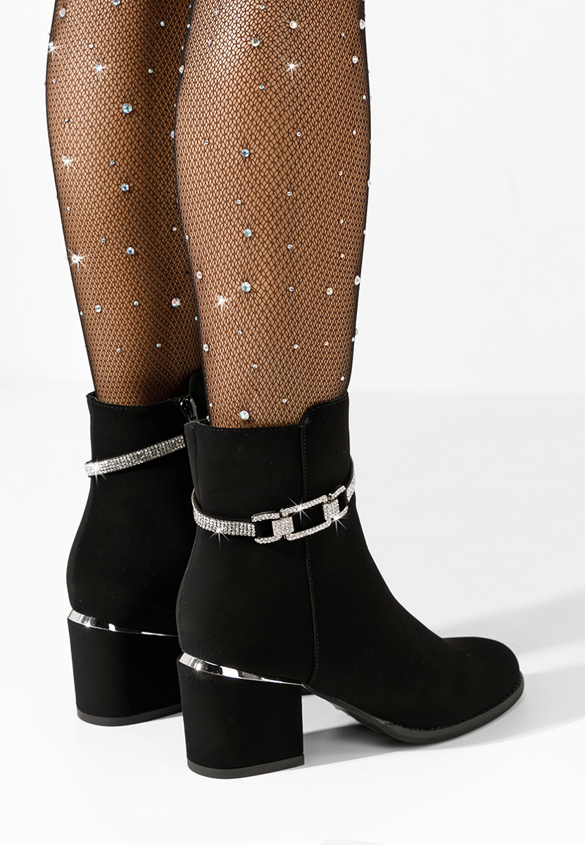 Botine elegante Charisa negre