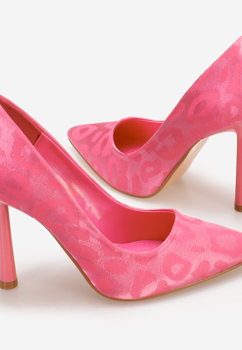 Pantofi cu toc stiletto Lancia roz
