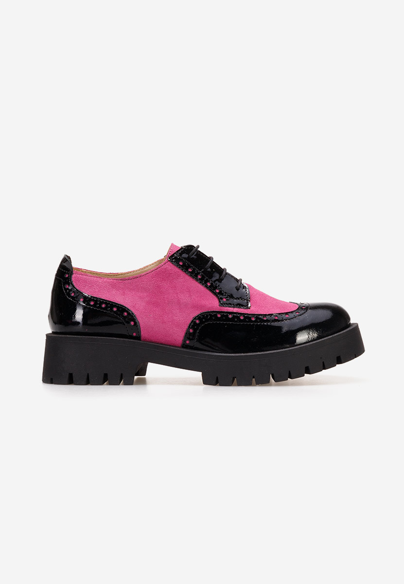 Pantofi dama brogue Flexa fucsia