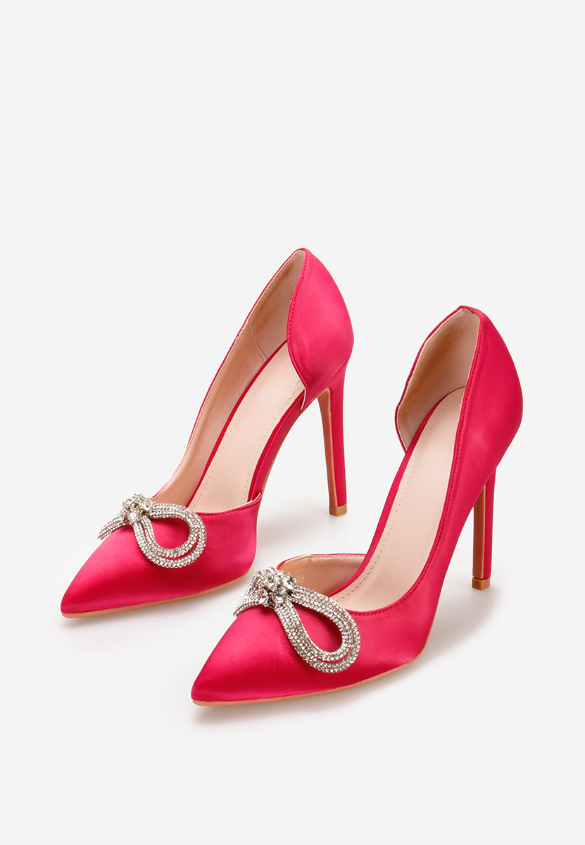 Pantofi stiletto Destrea fucsia