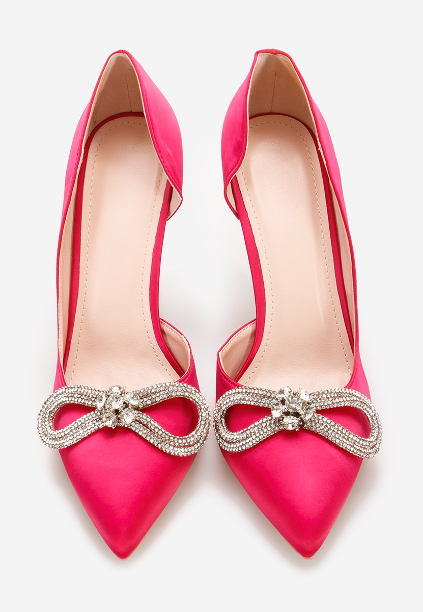 Pantofi stiletto Destrea fucsia