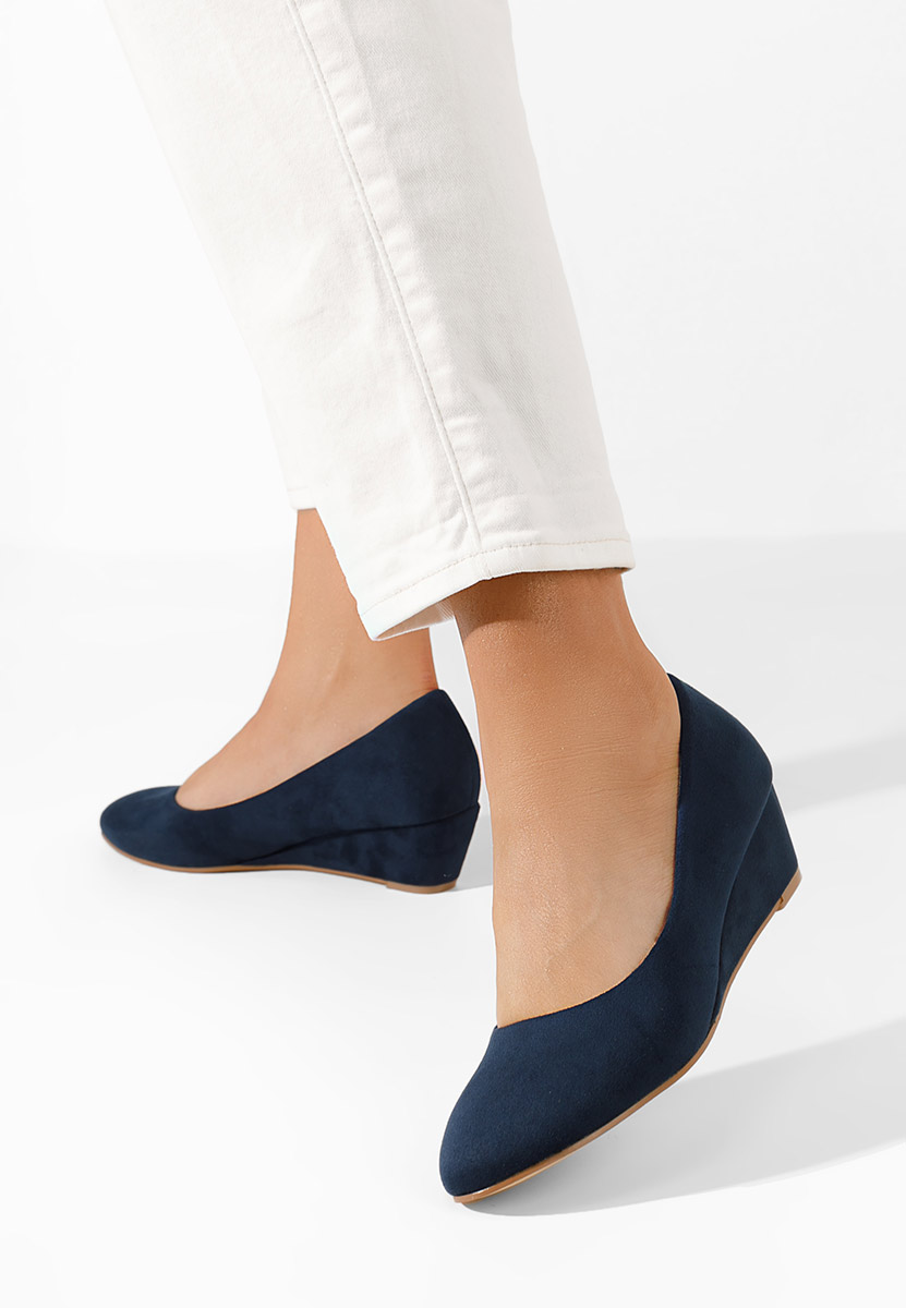 Pantofi cu platforma Orsola navy