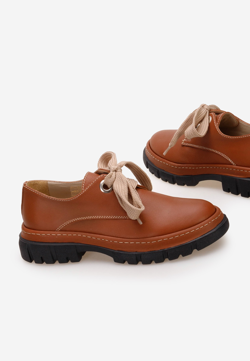 Pantofi casual dama piele Dasha V2 maro