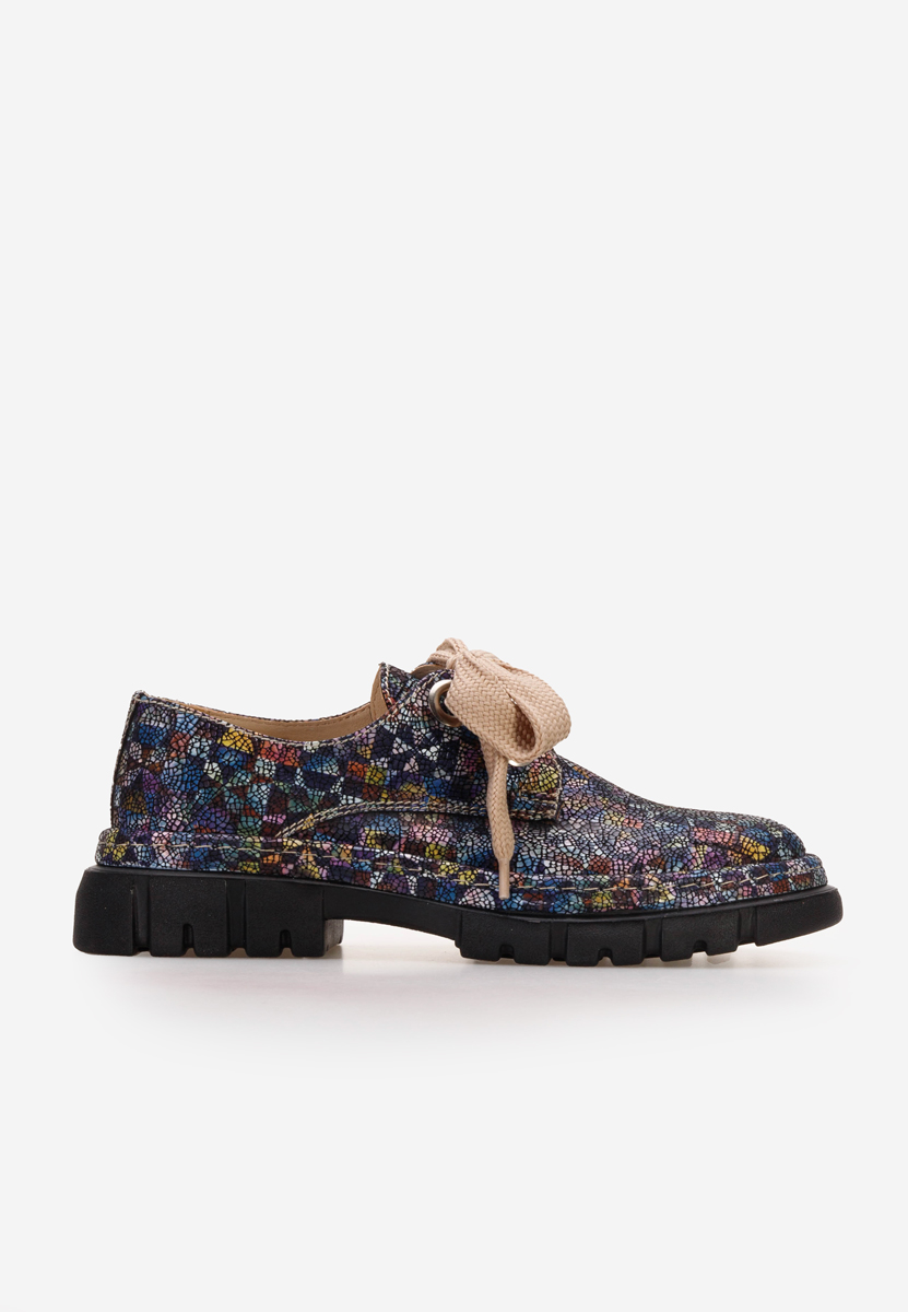 Pantofi casual dama piele Dasha V2 multicolori