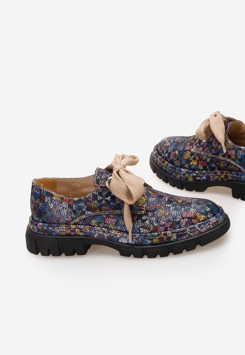 Pantofi casual dama piele Dasha V2 multicolori