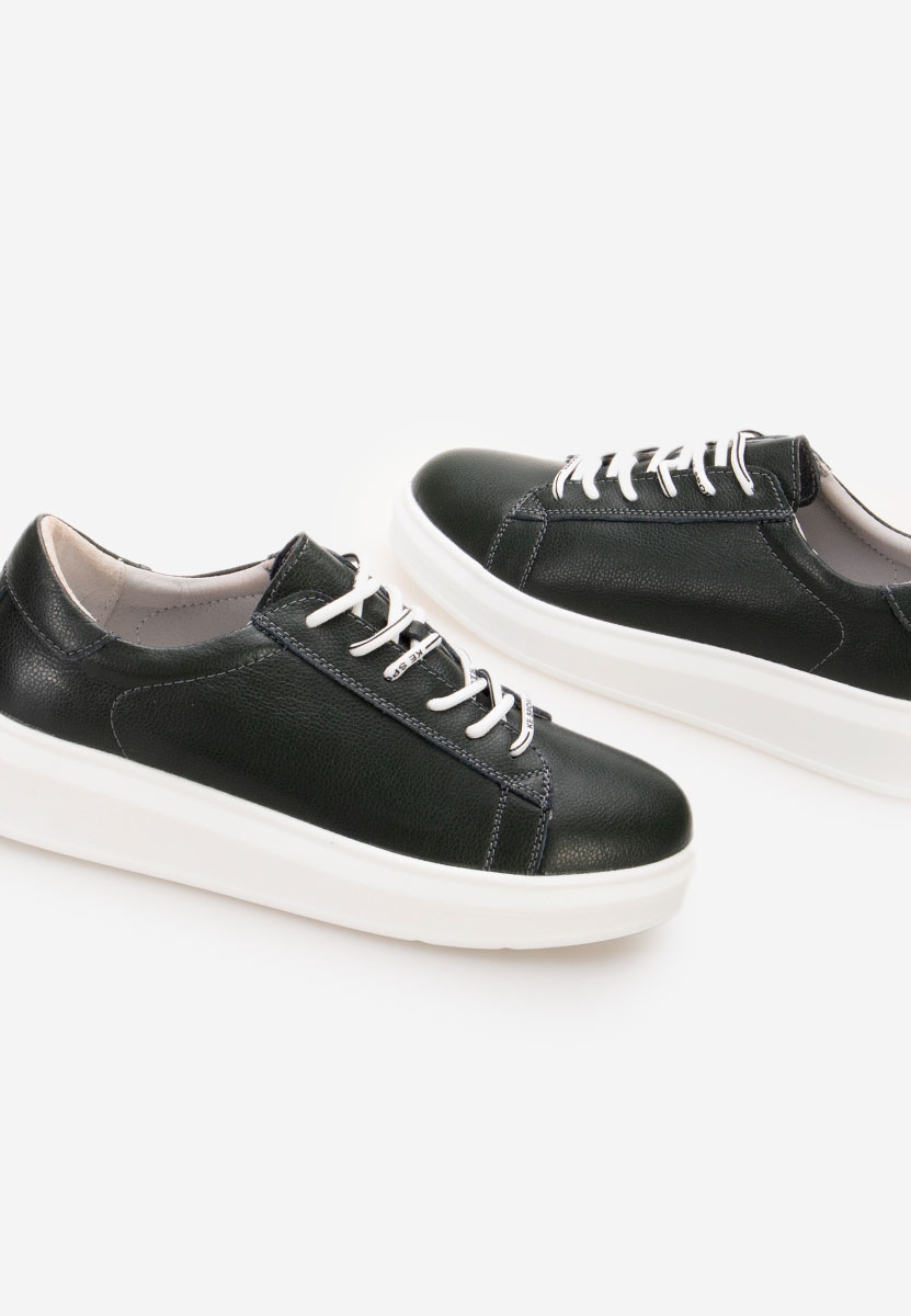 Sneakers dama piele Atrium verzi