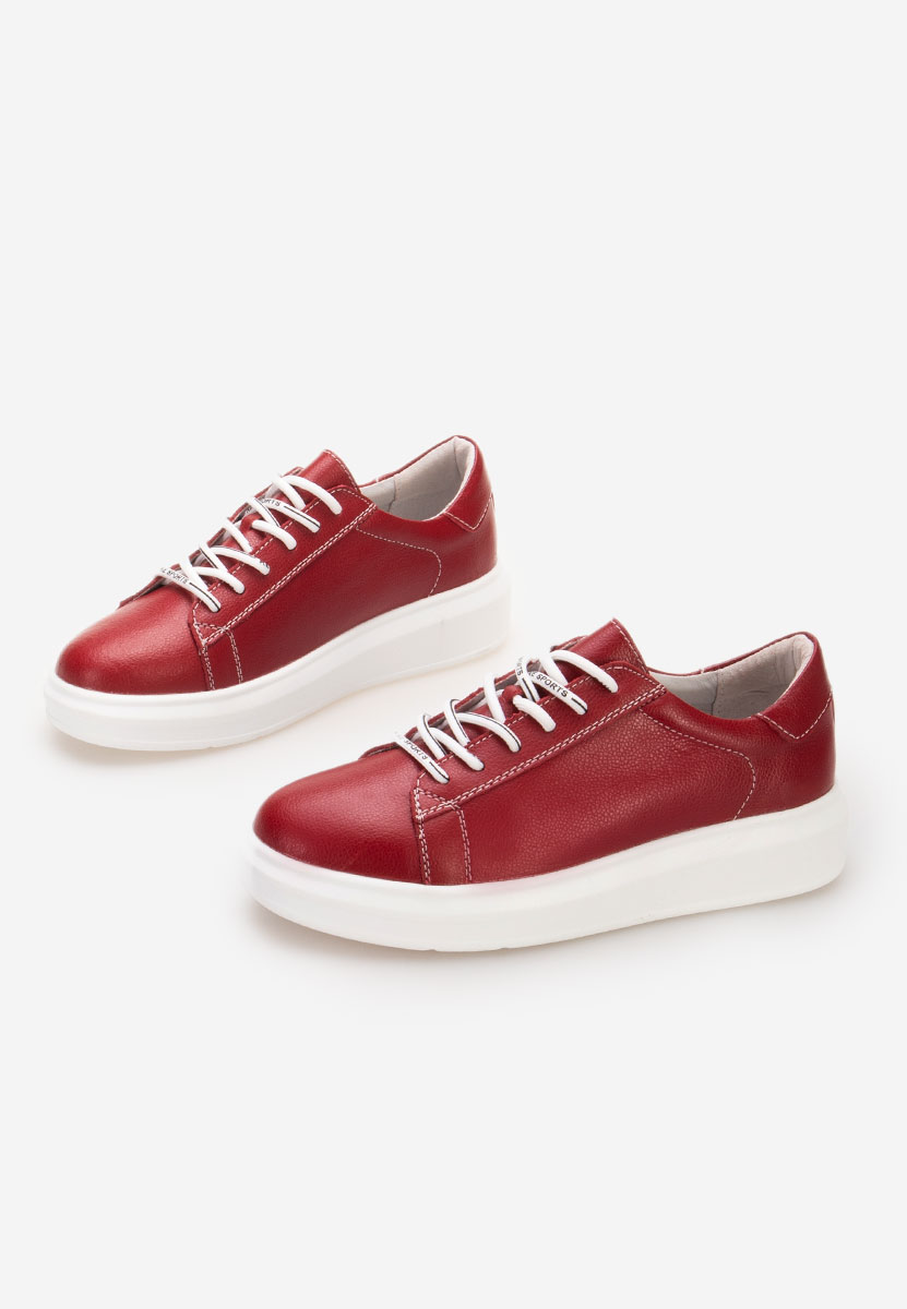 Sneakers dama piele Atrium rosii