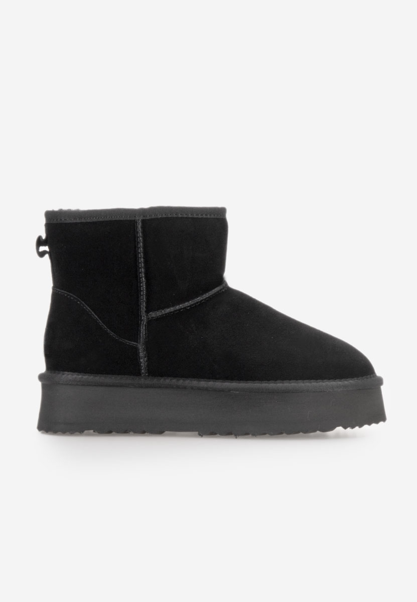 Cizme tip ugg Diorela negre