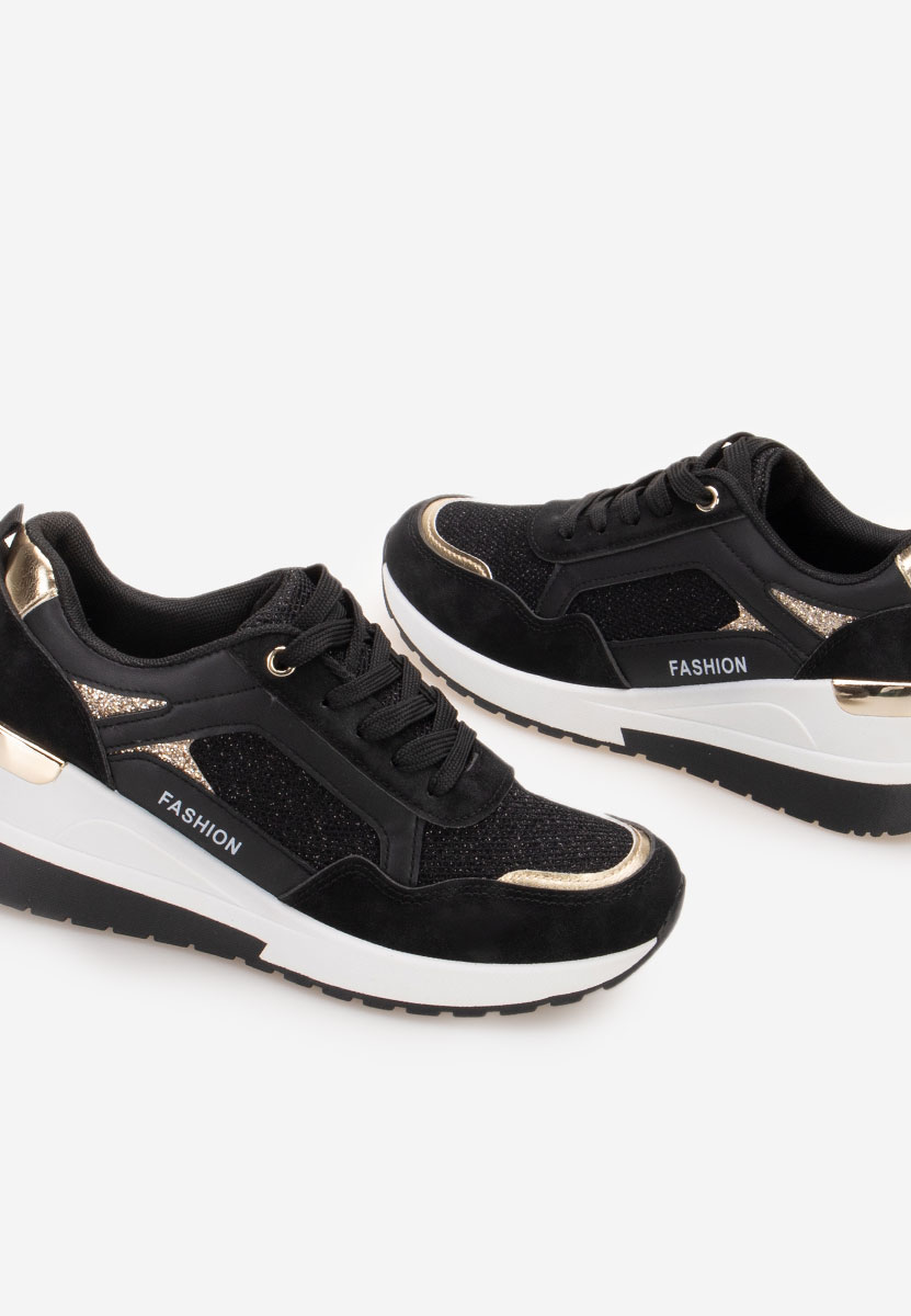 Sneakers cu platforma Setora negri