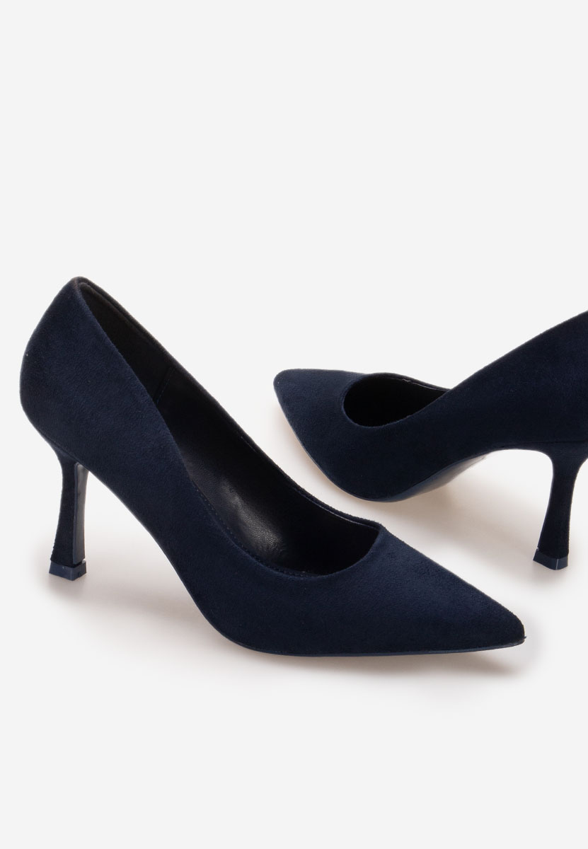 Pantofi cu toc stiletto Asterisa navy