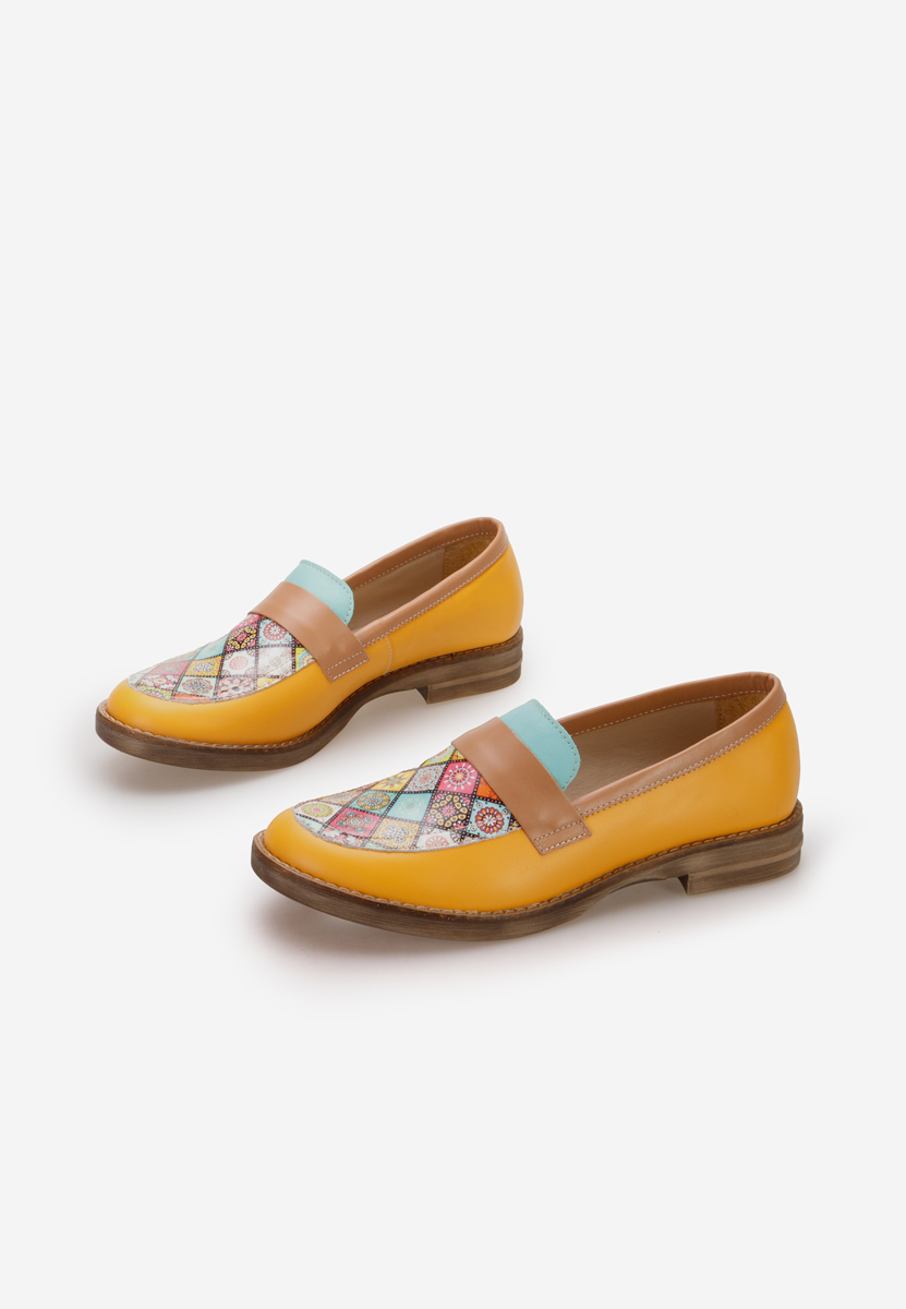 Loafers dama Aleda galbeni