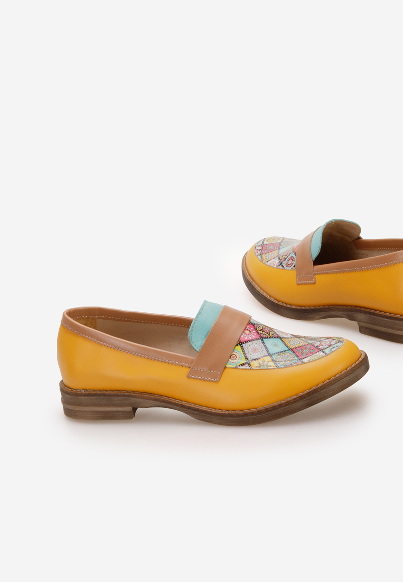 Loafers dama Aleda galbeni