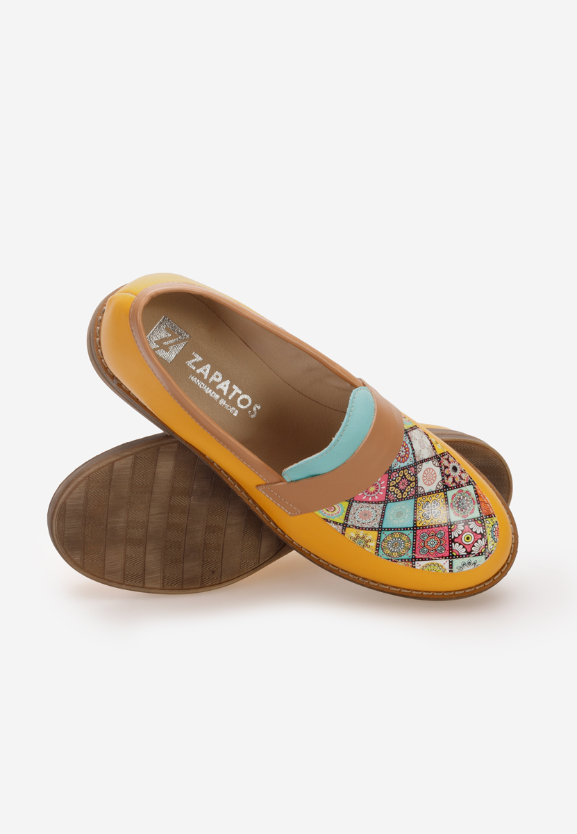 Loafers dama Aleda galbeni