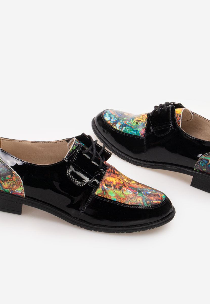 Pantofi derby piele Vogue V4 multicolori