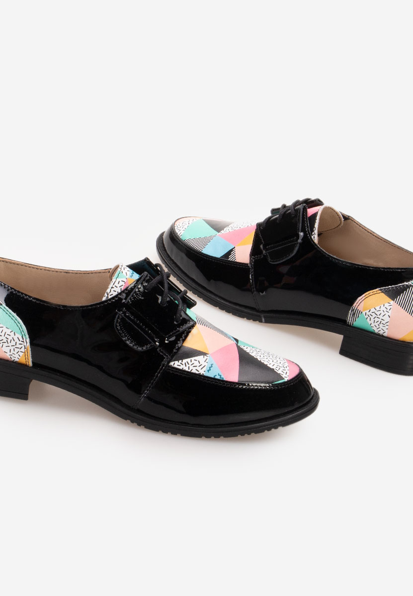 Pantofi derby piele Vogue V5 multicolori