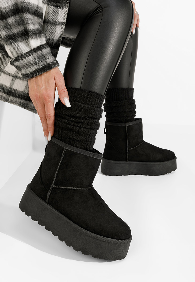 Cizme tip ugg Zadra V2 negre